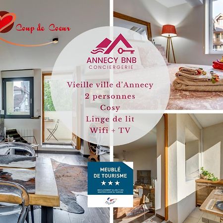 Апартаменти Le Pura Vida, Hyper Centre Terrasse + Parking Аннесі Екстер'єр фото
